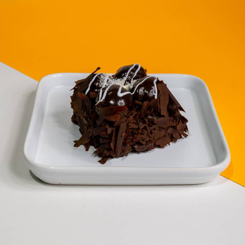 Dark Profiterole Cake